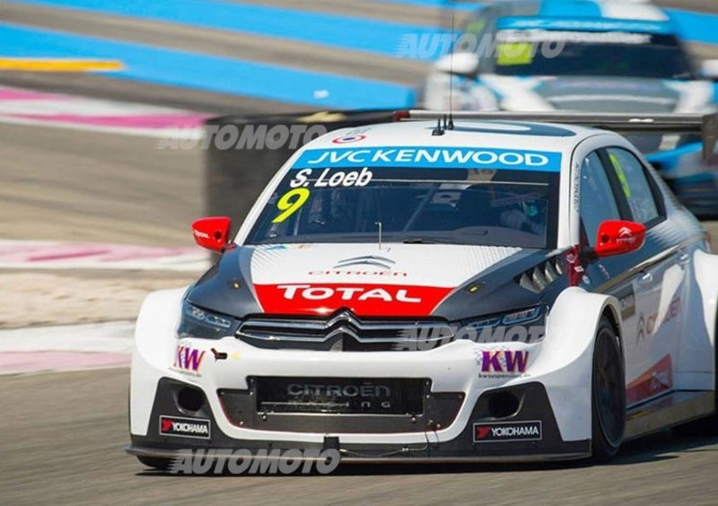 WTCC 2015, qualfiche Francia: pole per Loeb