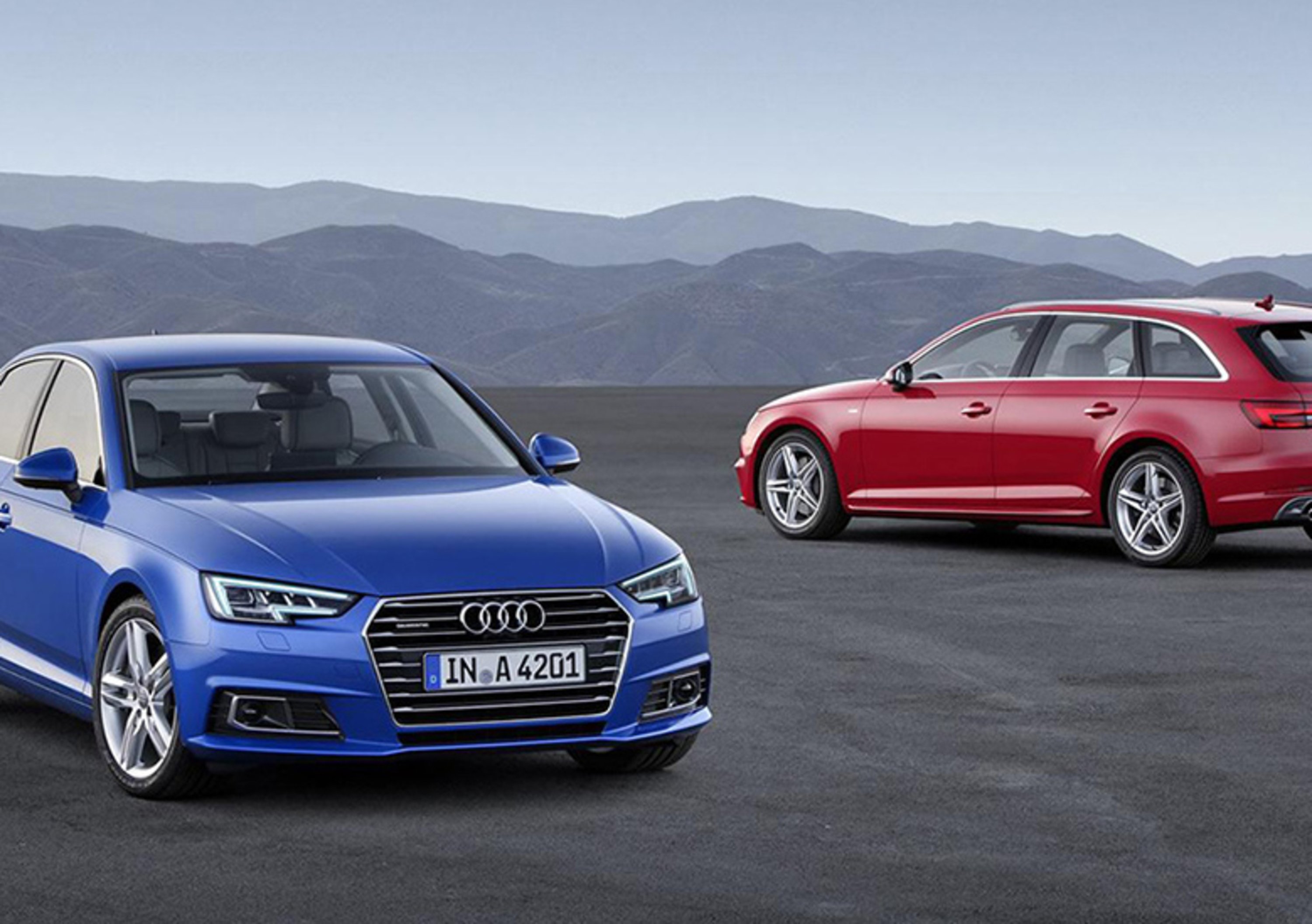 Audi A4: ecco la nuova berlina e Avant dei quattro anelli