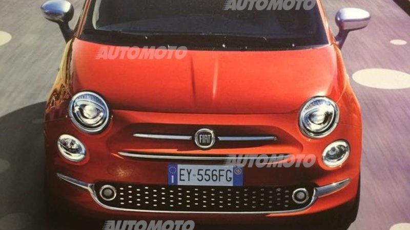 Nuova Fiat 500, prime foto e dettagli del restyling