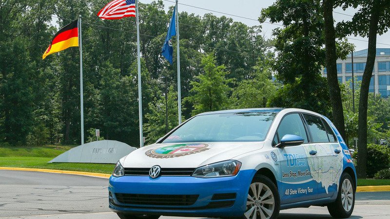 Volkswagen Golf TDI Clean Diesel: Guinnes World Record negli USA