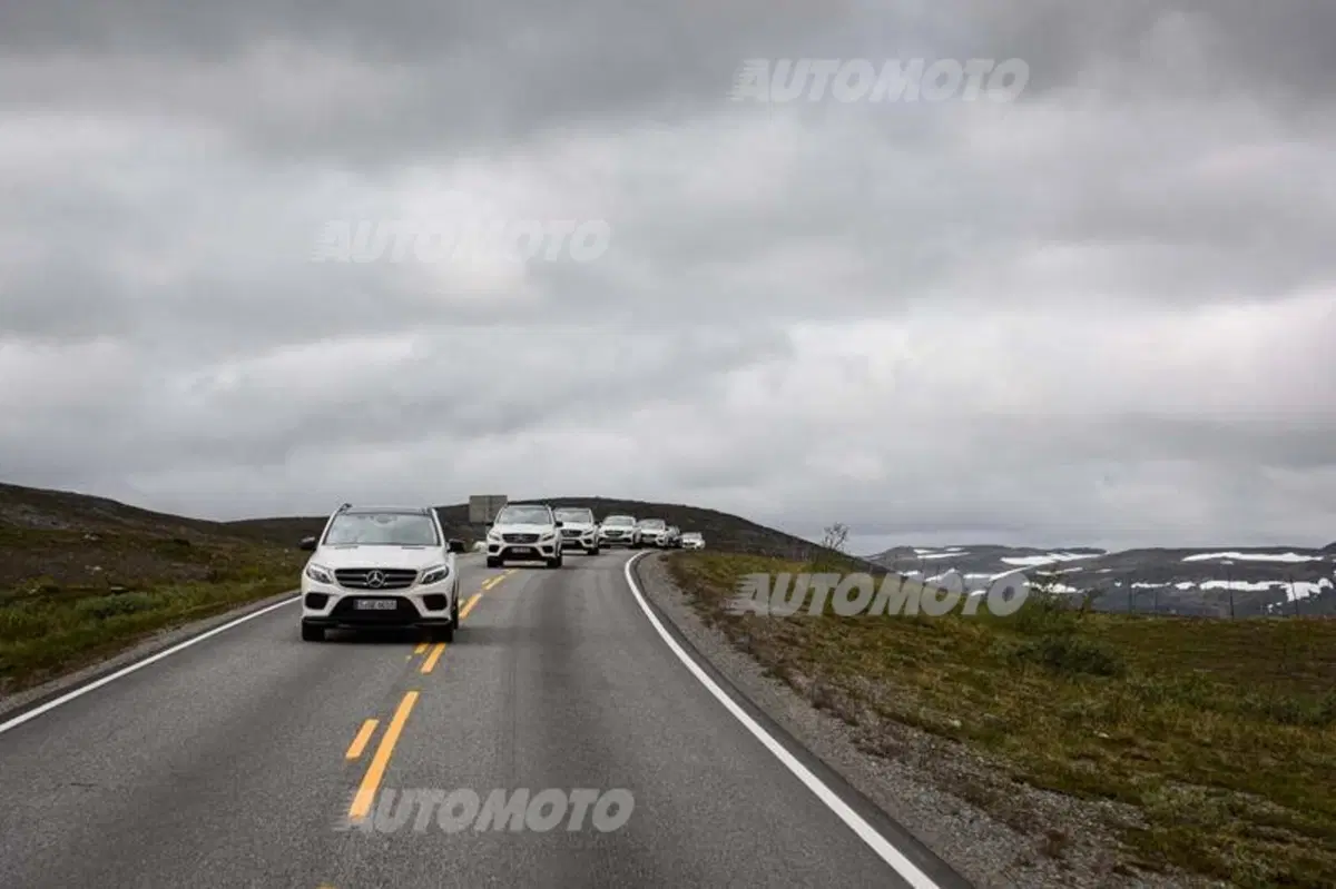 Mercedes Polar Sun, Day 3: la magia di Capo Nord al volante della GLE