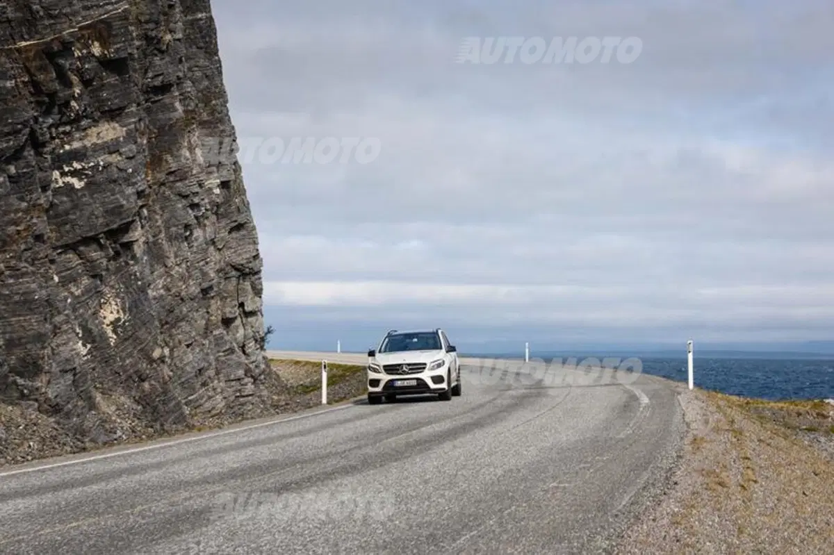 Mercedes Polar Sun, Day 3: la magia di Capo Nord al volante della GLE (19)