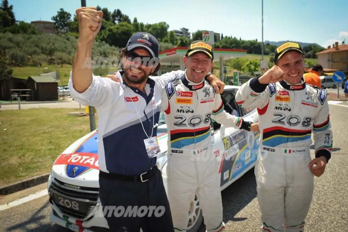 CIR 2015. Andreucci e Tassone, Peugeot, Re Leone e Principe del Titano (2)