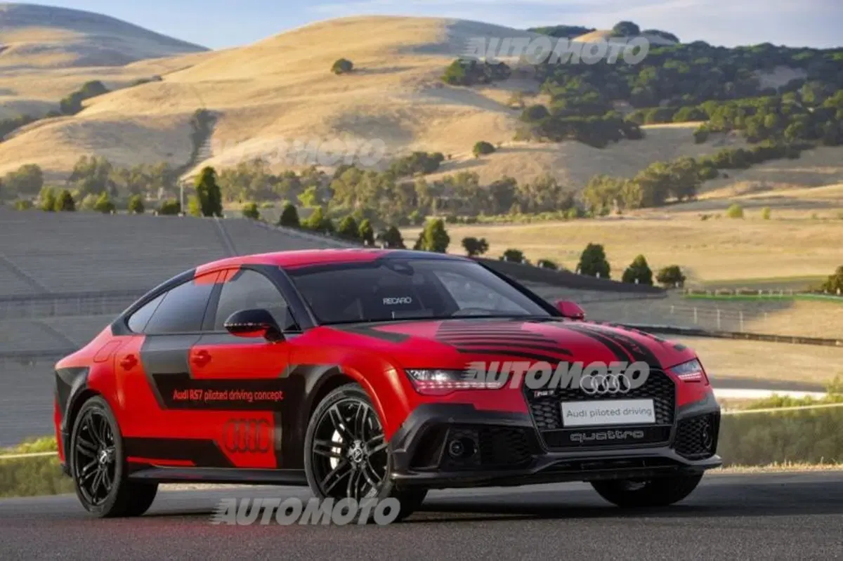 Audi RS 7 Sportback a guida autonoma, in pista va meglio di un vero pilota