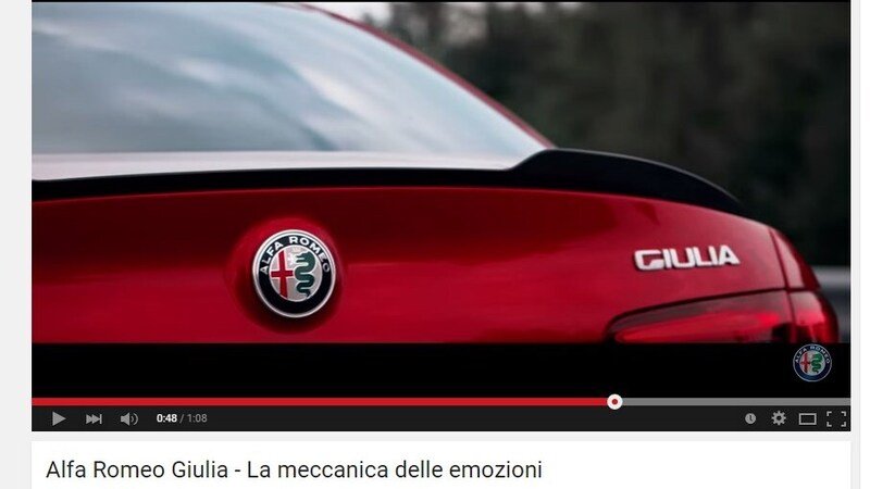 Spot: Alfa Romeo Giulia e Porsche Le Mans 2015 i pi&ugrave; gettonati su YouTube a giugno