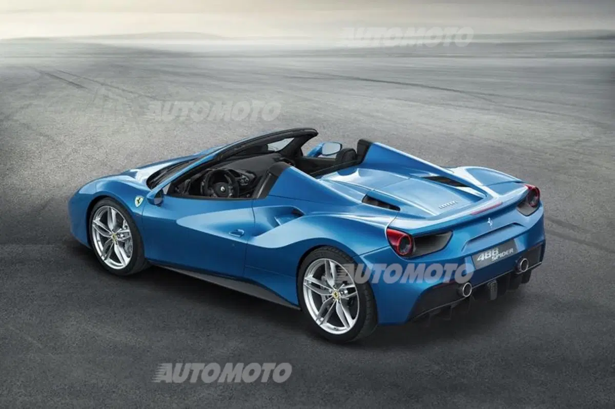 Ferrari 488 Spider: V8 biturbo per 670 CV en plein air (2)