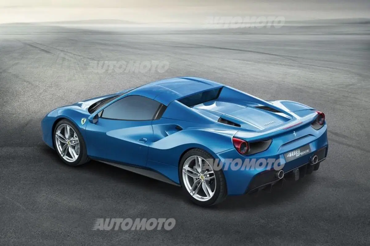 Ferrari 488 Spider: V8 biturbo per 670 CV en plein air (3)