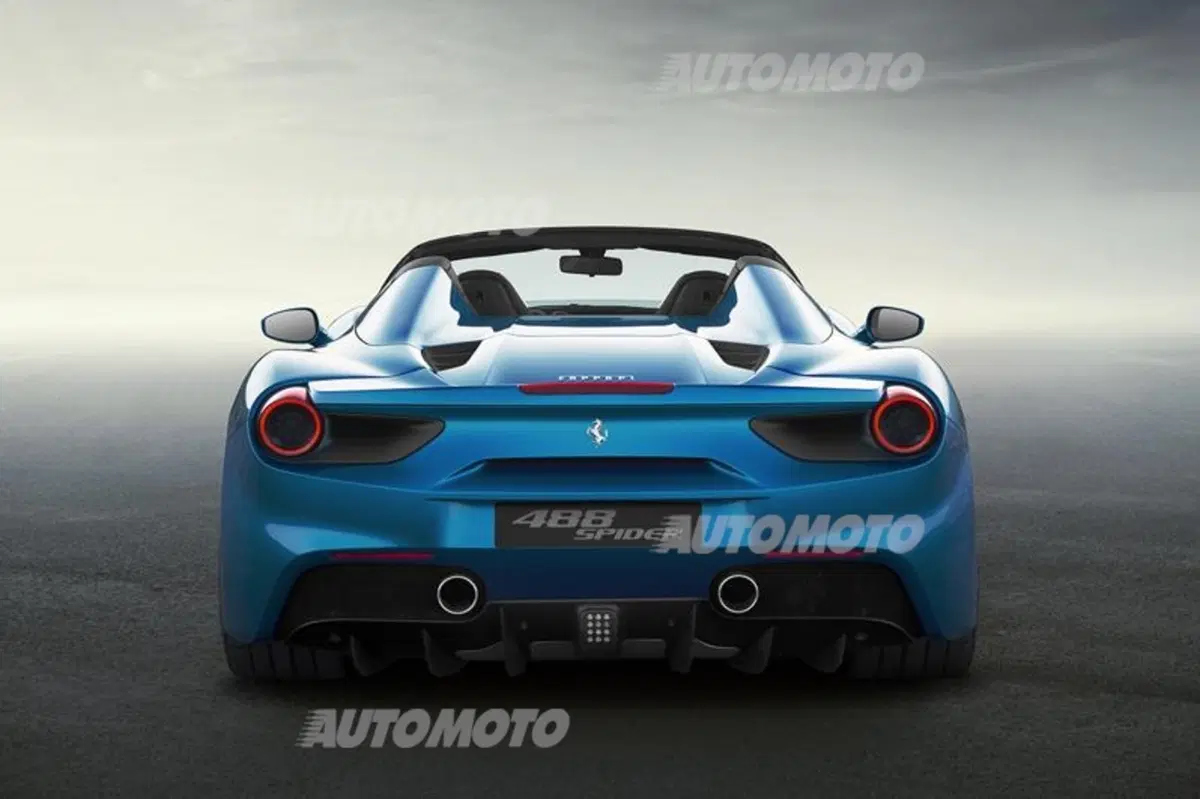 Ferrari 488 Spider: V8 biturbo per 670 CV en plein air (5)
