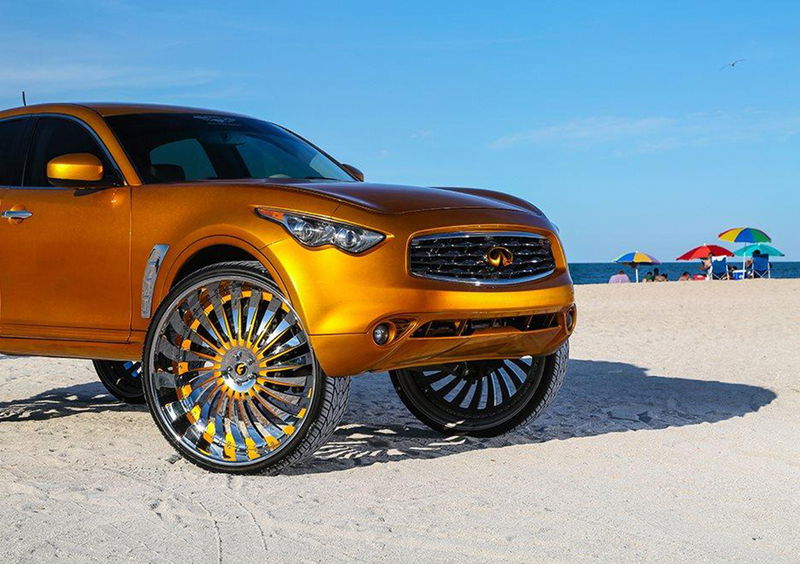 Infiniti FX by Forgiato: oltre ogni limite con i cerchi da 32&rdquo;