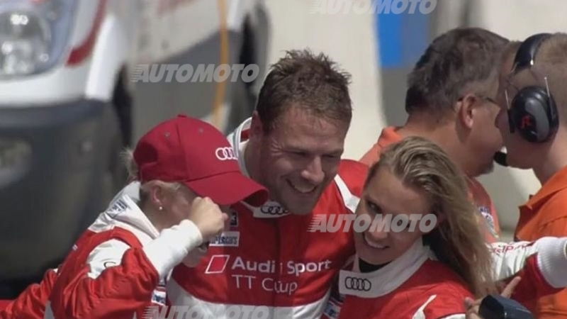 Audi TT Cup, Zeltweg: il nostro Perucca sul podio dei guest driver