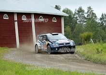 WRC Finlandia. Latvala (VW Polo) a velocità Record