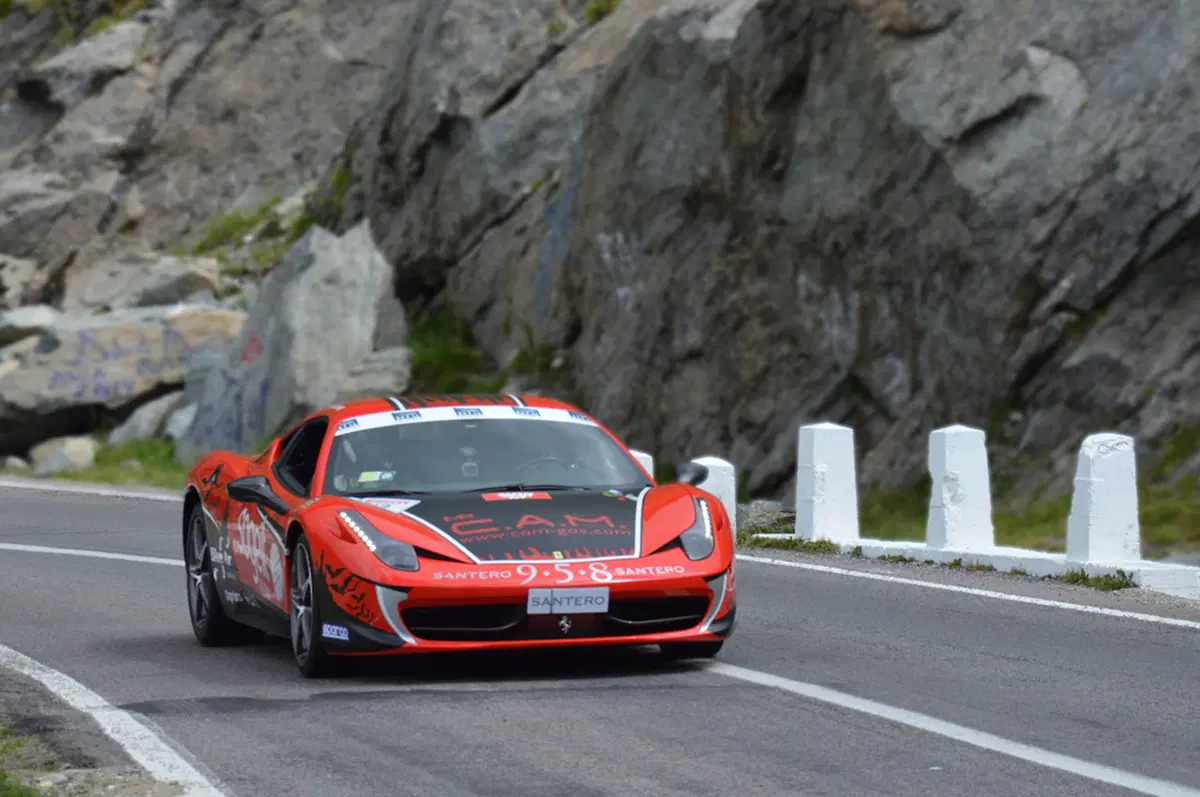 Ferrari, Guinnes World Record sulla Transfagarasan!