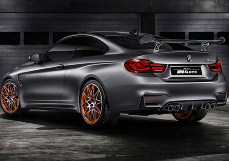 BMW M4 Coup&eacute; GTS Concept: pistaiola con iniezione ad acqua