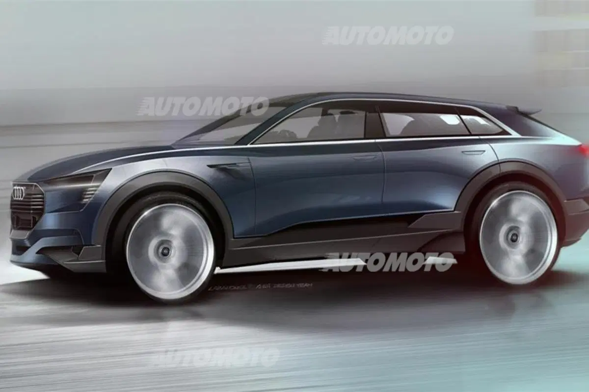 Audi Q6, ecco la versione elettrica e-tron quattro concept