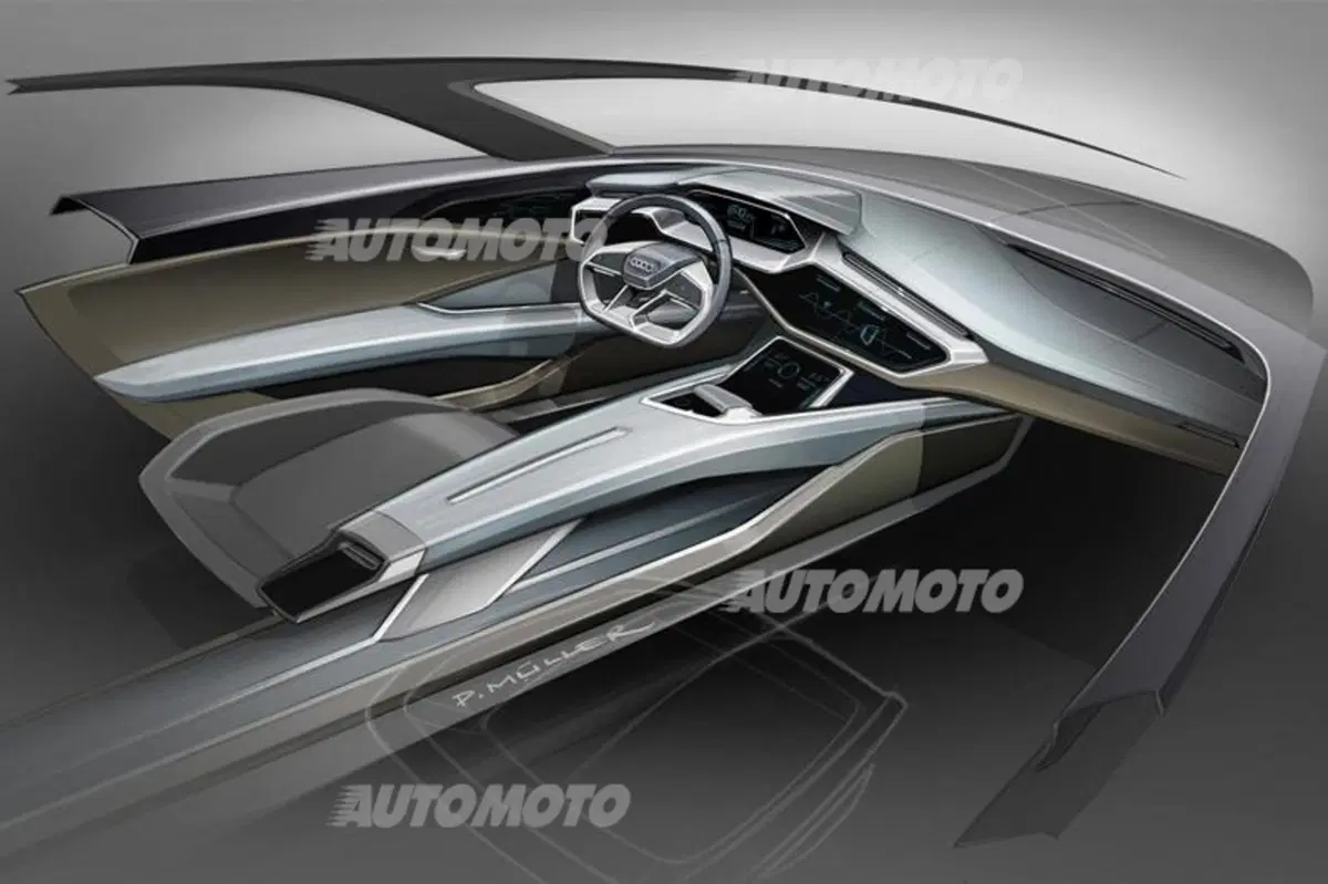 Audi Q6, ecco la versione elettrica e-tron quattro concept (2)