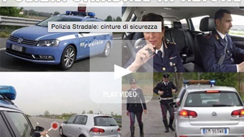 Polizia Stradale in azione: il corretto uso delle cinture di sicurezza, anche posteriori