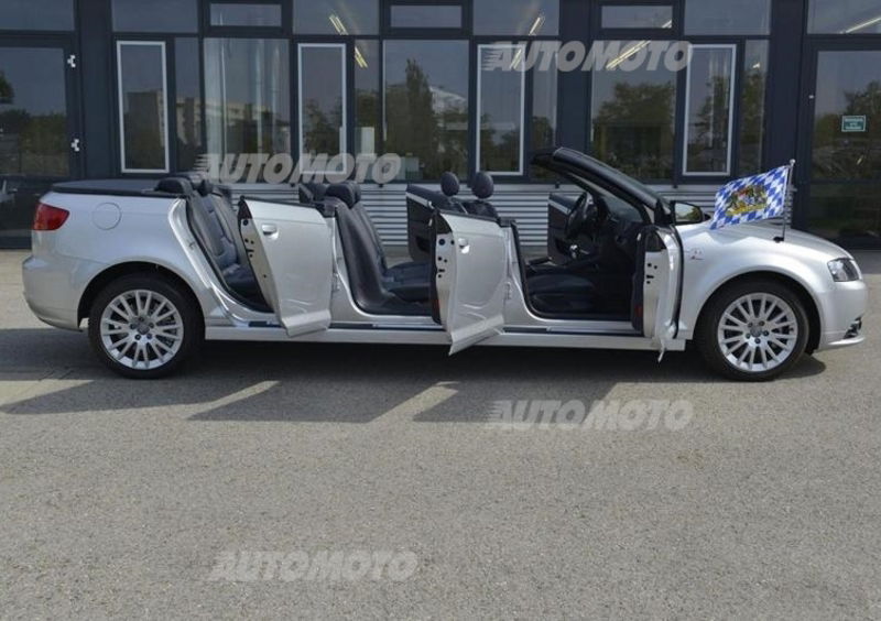 Audi A3 Cabrio XXL, sei porte e otto posti. Avete visto bene!