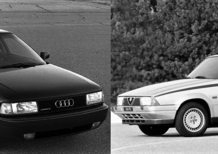 5 lustri fa, Confronto: Alfa 75 Vs Audi 80 (B3)