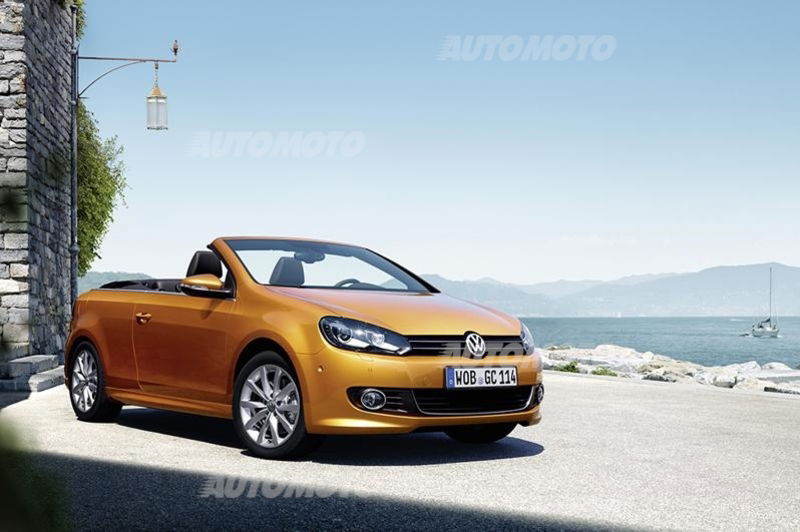 Volkswagen Golf Cabrio 2016, piccoli ritocchi allo stile