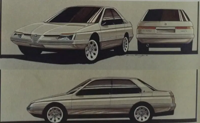 1981: 154-Albertina &egrave; pronta a sostituire Giulietta. Fumia reputa &ldquo;fandonie&rdquo; le diatribe che vedono correlati stile e trazione. Ne &egrave; conferma che la 154 su pianale Alfetta-Giulietta sia di fatto analoga a 164, su pianale T4 &ldquo;tutto avanti" . Pi&ugrave; difficile pensare che una Ds, sciancrata e rastremata al posteriore potesse essere fraintesa nella collocazione della trazione. Questione di tipologie, genio e personalit&agrave; del progetto