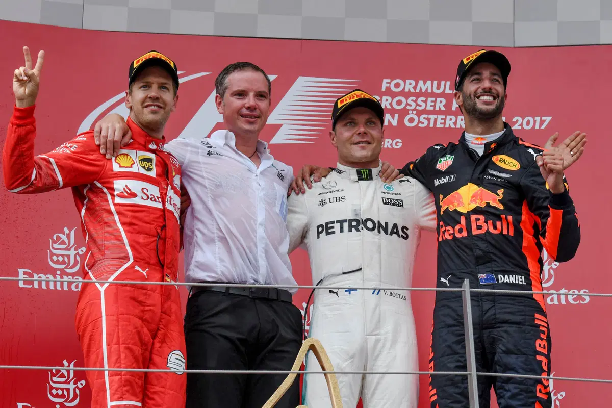 F1, GP Austria 2017: vince Bottas. Secondo Vettel