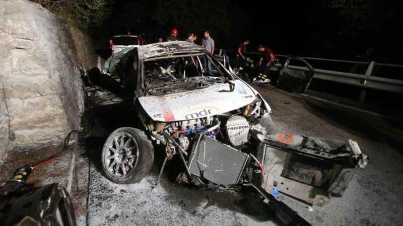 Tragedia rally comasco: morto equipaggio svizzero