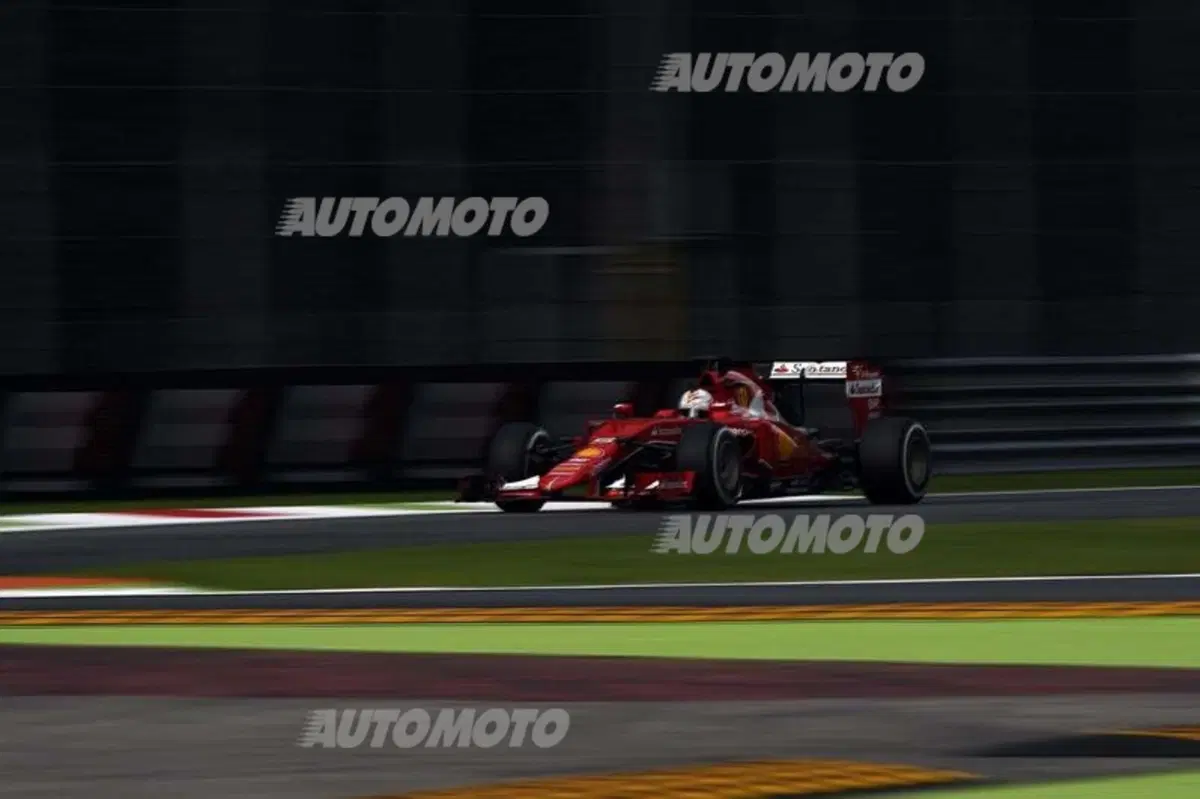 F1, Gp Monza 2015, la prima volta in Rosso di Vettel (28)