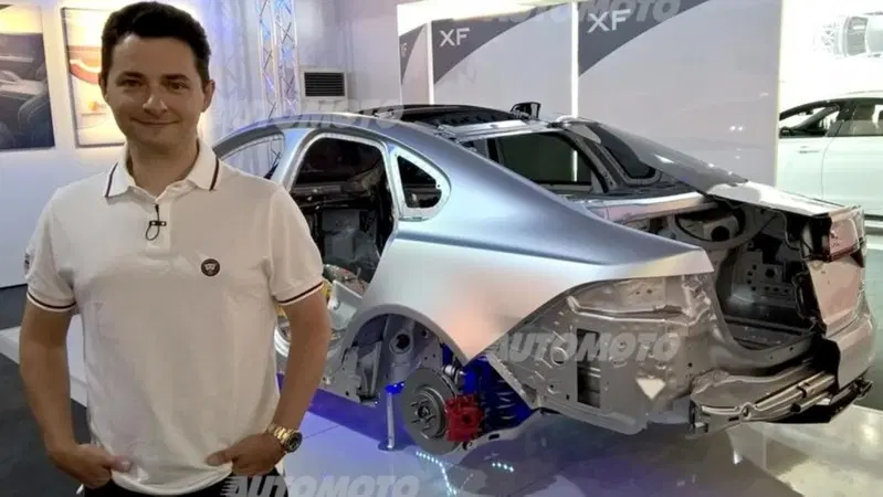 Capelett, Jaguar: &laquo;L'alluminio rende la nuova XF agile, sicura ed efficiente&raquo;
