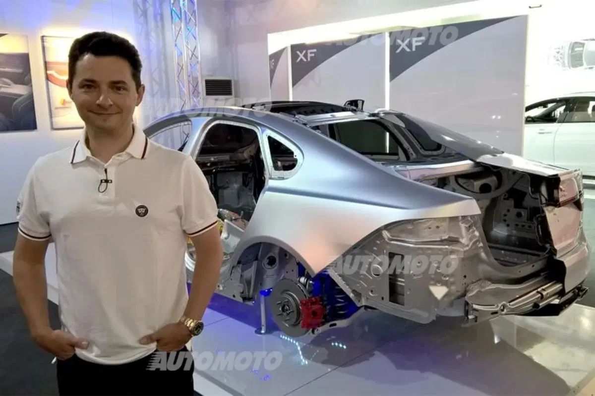 Capelett, Jaguar: «L'alluminio rende la nuova XF agile, sicura ed efficiente» (3)