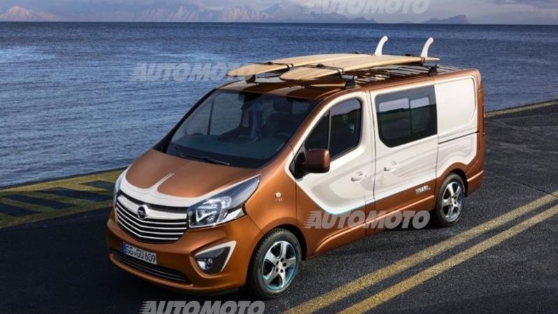 Opel Vivaro Surf Concept, dedicato ai surfers