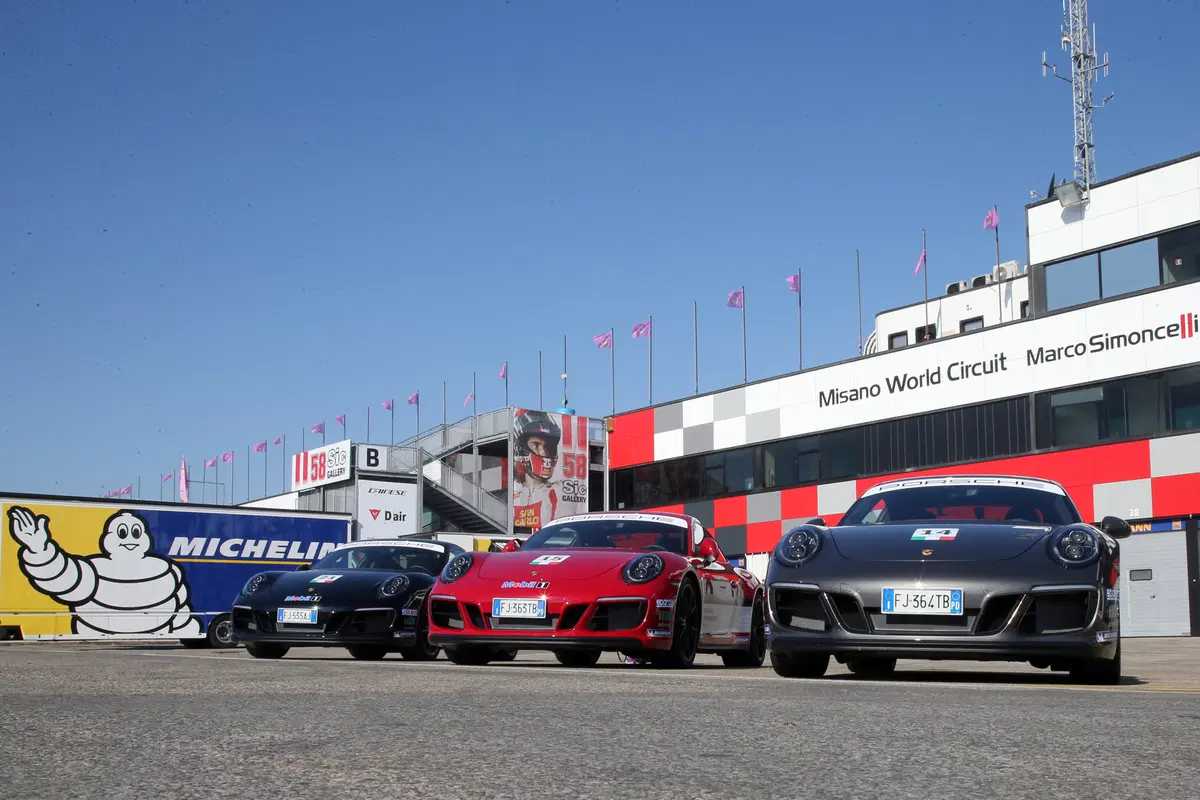 Porsche 911 GTS e Michelin Pilot Sport, in pista a Misano 