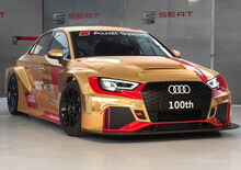 Una Audi RS3 LMS tutta d'oro