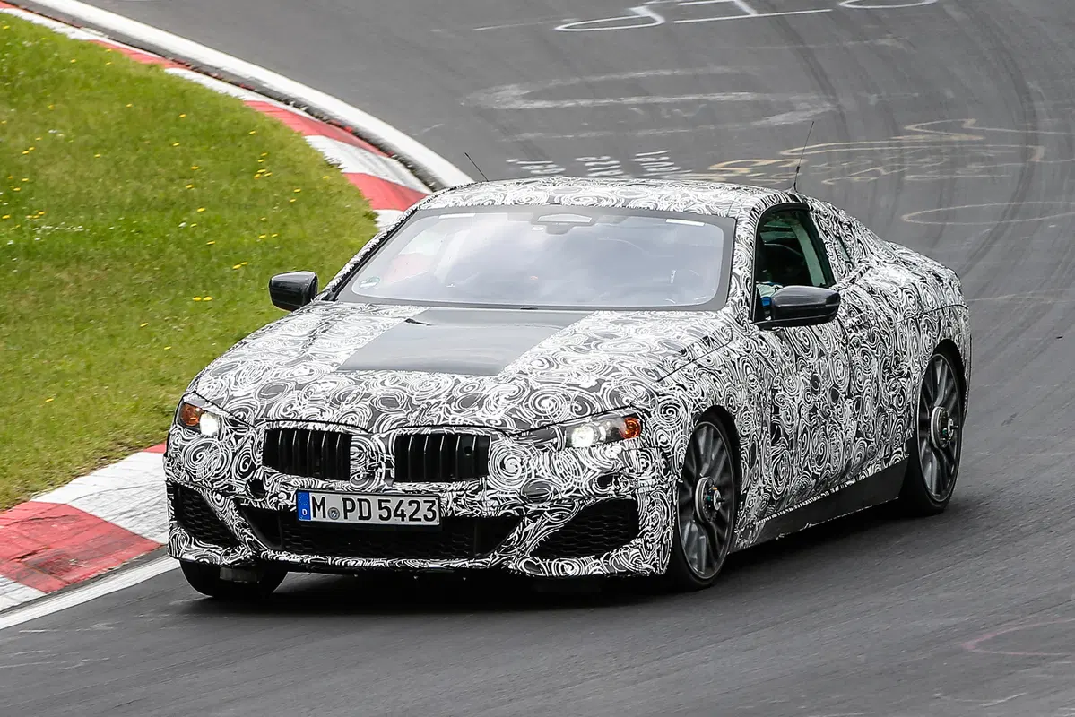 BMW Serie 8, le foto spia al Nürburgring (5)