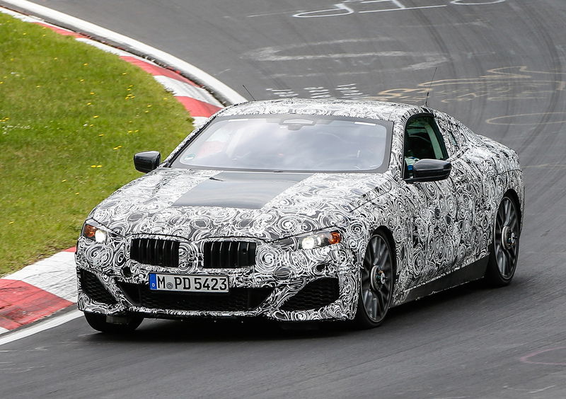 BMW Serie 8, le foto spia al N&uuml;rburgring