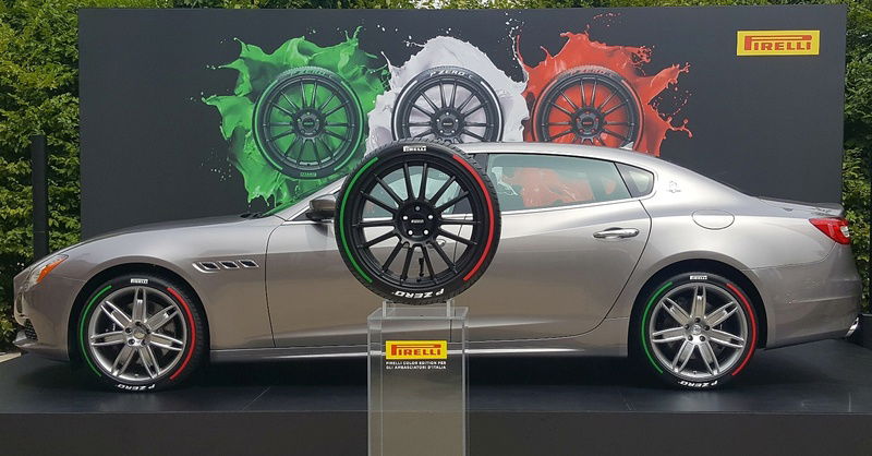 XII Conferenza Ambasciatori d&#039;Italia: lo stile italiano su pneumatici Pirelli tricolori