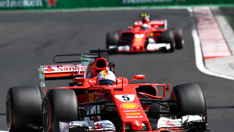 F1, GP Ungheria 2017: Ferrari, gioco di squadra perfetto