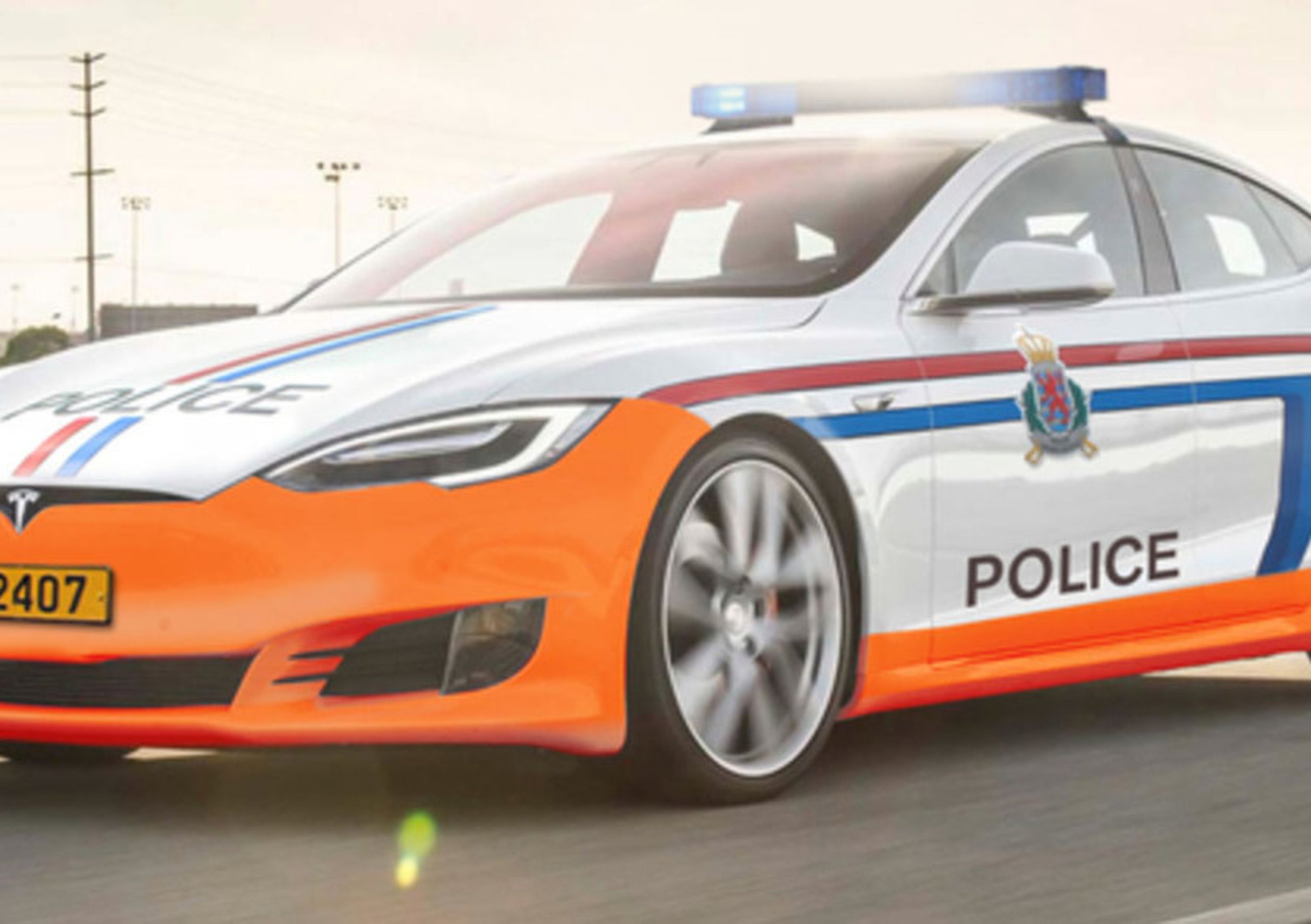 In Lussemburgo la Polizia con due Model S