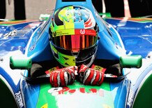 F1, Mick Schumacher a Spa sulla Benetton B194 di papà Michael