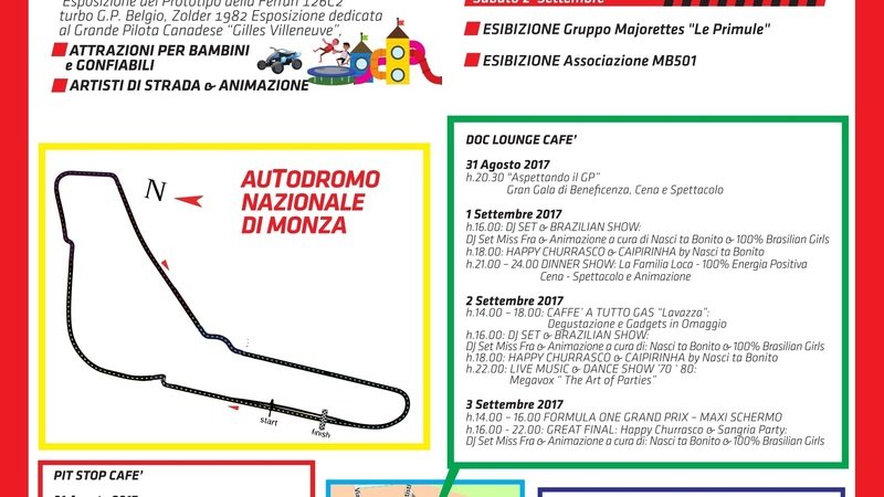 GP Italia F1 2017 Monza, Eventi: Vedano GP