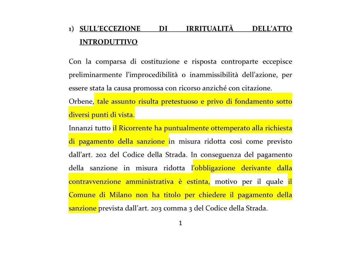 Multe, importante sentenza a Milano: le spese di notifica non fanno parte della sanzione amministrativa (6)
