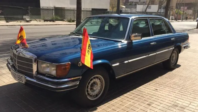  Mercedes-Benz 450 SEL, all'asta quella del Re di Spagna