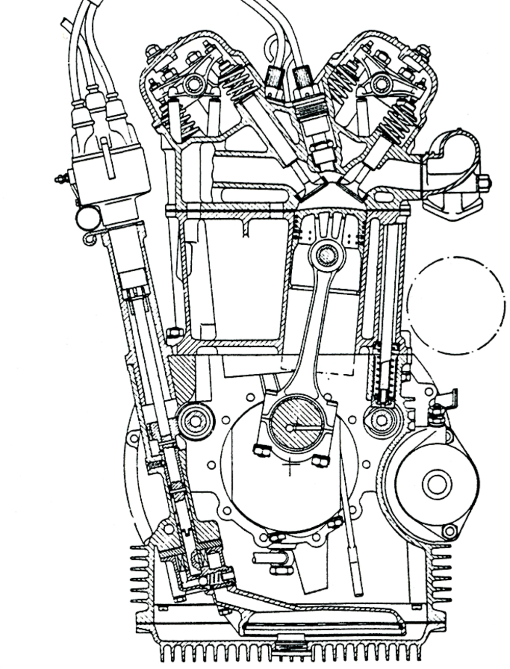 Per decenni la Lancia ha costruito ottimi motori a V stretto (qui &egrave; mostrato in sezione quello della Appia). &Egrave; stata l&rsquo;unica casa al mondo ad adottare questa architettura, fino alla comparsa, molto tempo dopo, dei Volkswagen della serie VR