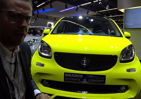 smart Brabus Ultimate E Concept al Salone di Francoforte 2017 [Video]