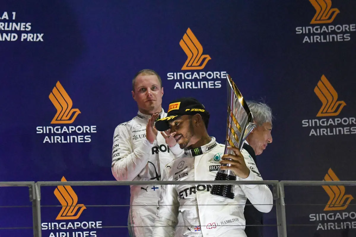 F1, GP Singapore 2017: vince Hamilton (59)