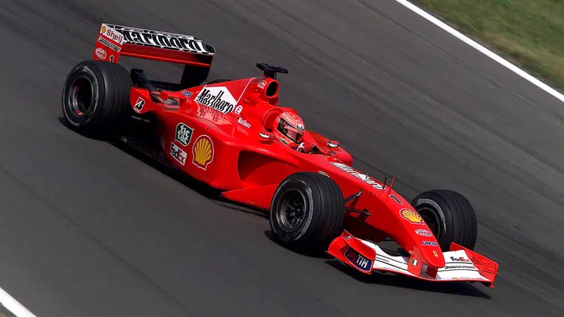 Ferrari F2001, la vettura di Schumacher all'asta a New York