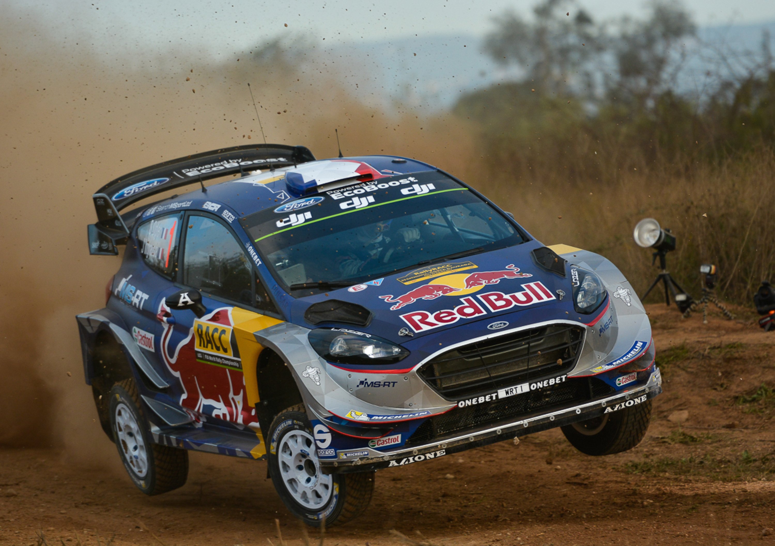 WRC17 RallyRACC. Atmosfera catalana, a Ogier (M-Sport) lo shakedown