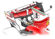 F1, GP Giappone 2017: Ferrari, nuovo alettone posteriore