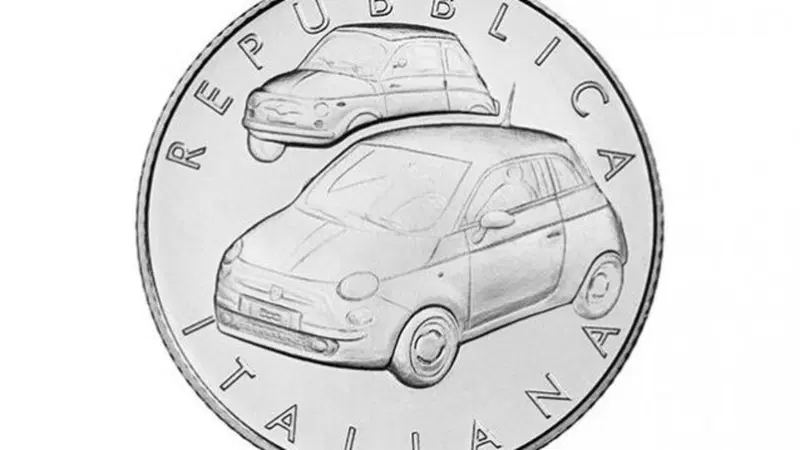 Fiat 500, una moneta celebrativa per i 60 anni