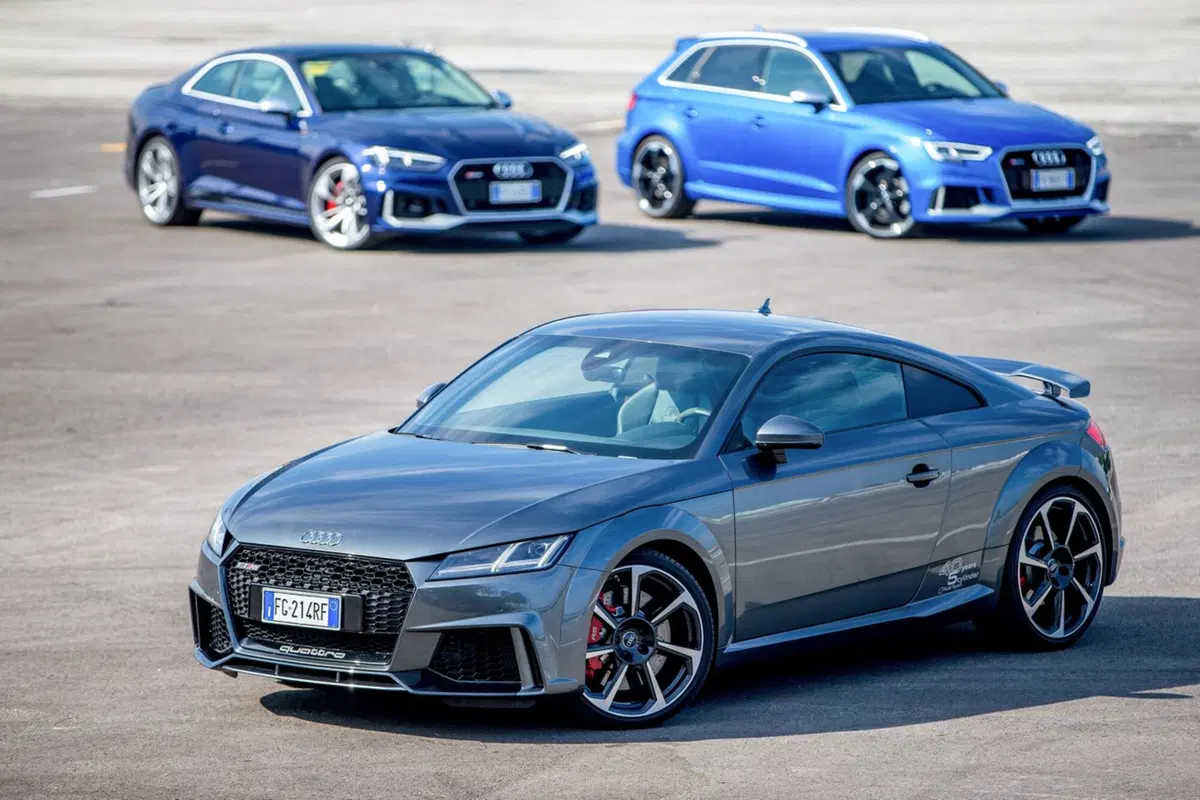 Audi Sport: con RS3, TT RS ed RS5 dalla strada alla pista. E viceversa [Video]