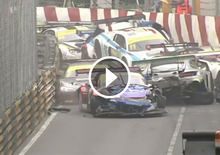 GP Macao, maxitamponamento record nella gara della FIA GT World Cup [Video]